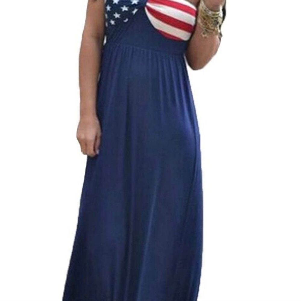 Patriotic maxi dress